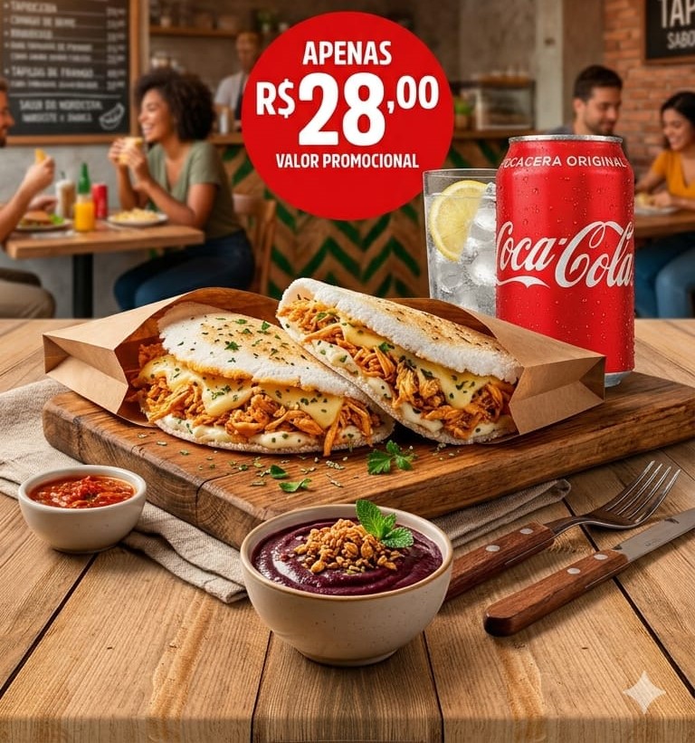 Combo Matador  - 2 Tapiocas + Coca Lata